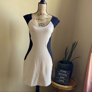 Express Black and Cream Dress